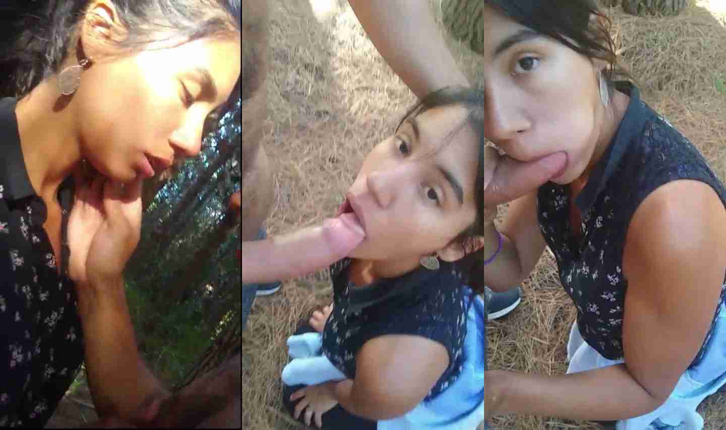 Sexy Indian Girl Prefect Blowjob in Jungle Video
